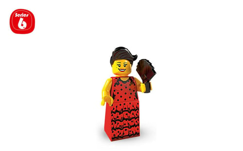 Lego minifigures series 6 : Flamenco Dancer