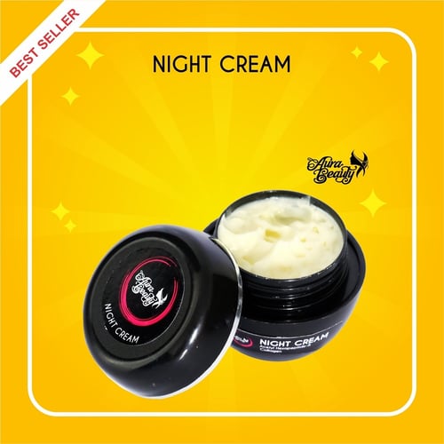 Aura Beauty Night Cream Pemutih Wajah isi 10 gram ORIGINAL