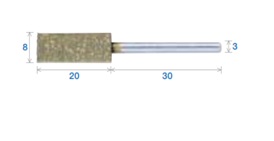 Abrasive Daiwa Rabin 104 WA120 CM43 10x20x3