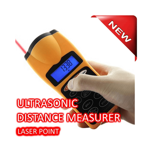 Ultrasonic Distance Measurer with Laser Pointer CP-3007