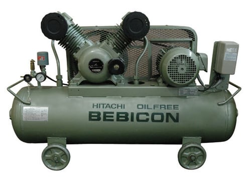 Hitachi Bebicon 0.75OP-9.5G5A (1HP) Oil Free Air Compressor