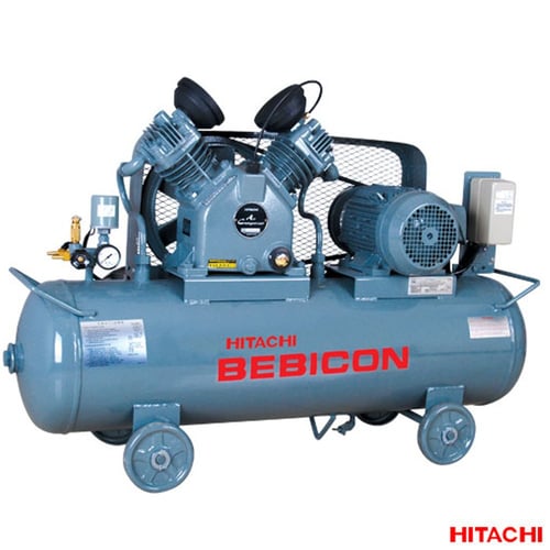 HITACHI Bebicon Oil Lubricated Air Compressor 0.75P-9.5VS5A