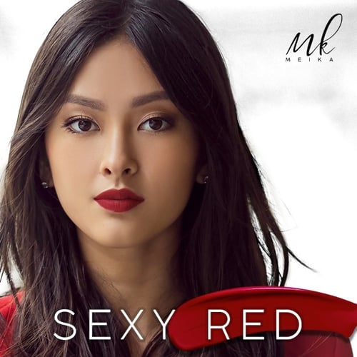 Meika - Variant Sexy Red - Lipstick / Lipstik Matte Jepang / Japan