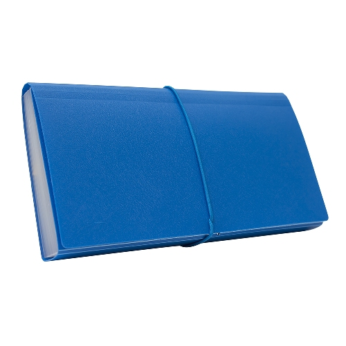 BANTEX Expanding File Cheque 12 Pockets Cobalt Blue 8811 11