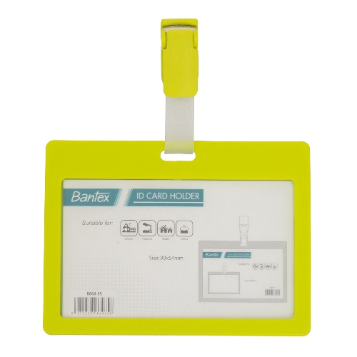 BANTEX ID Card Holder with Clip Landscape Lime 8864 65