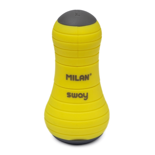 MILAN Sharpener Plus Eraser Sway 47111 Yellow