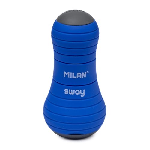 MILAN Sharpener Plus Eraser Sway 47111 Blue