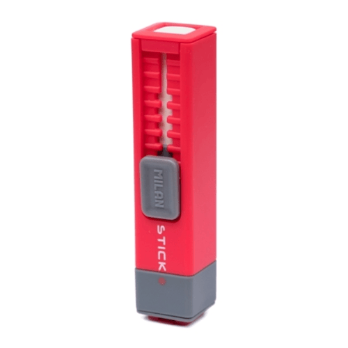 MILAN Sharpener Plus Eraser Stick 47021 Red