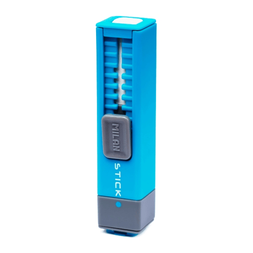 MILAN Sharpener Plus Eraser Stick 47021 Blue