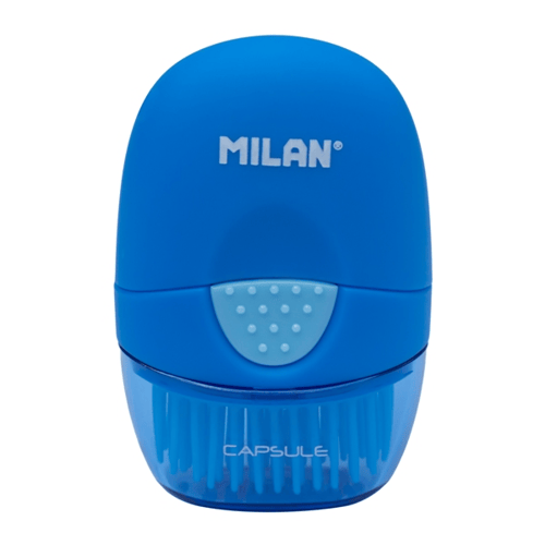 MILAN Eraser Plus Brush Capsule 49001 Blue