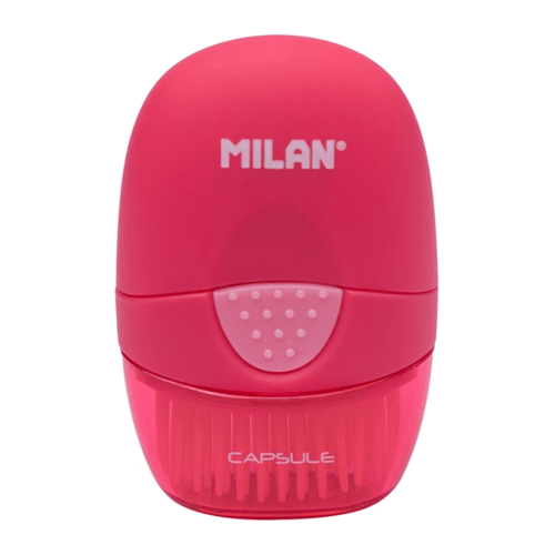 MILAN Eraser Plus Brush Capsule 49001 Pink