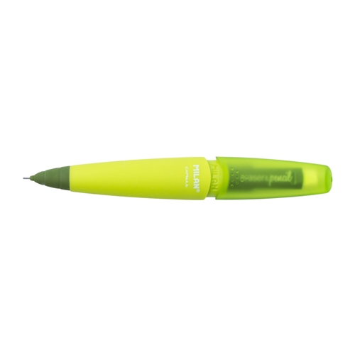 MILAN Eraser and Pencil Capsule 2B 0.7mm 185079 Yellow