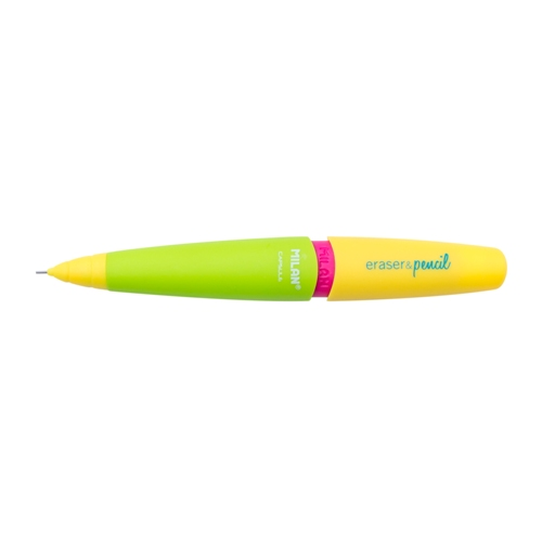 MILAN Mechanical Pencil with Eraser 1850219 Yellow Green Mix