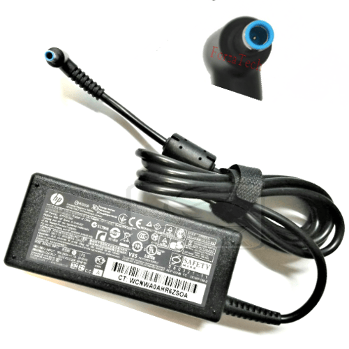 HP Adaptor 19.5V 3.33A 65W (4.5mm x 3.0mm) Blue Pin Include Kabel Power.