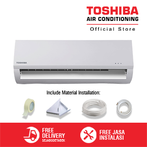 Toshiba AC 1/2 PK RAS-05BKS-ID + Jasa Instalasi AC & Material