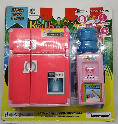 Mainan Kulkas Dispenser &amp;amp; Galon Bersuara