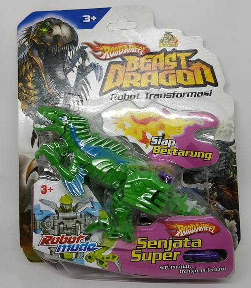 Mainan Dinosaurus Berubah Jadi Robot Beast Dragon Naga