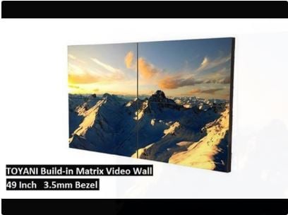 TOYANI Video Wall - 49 Inch 3.5mm Bezel