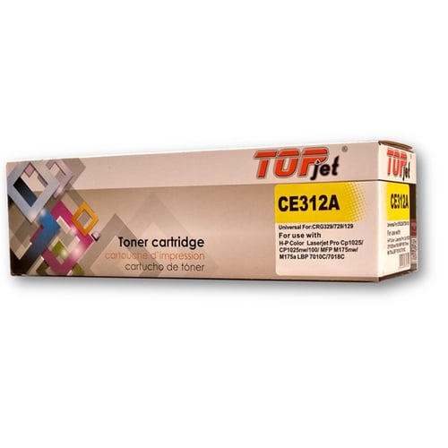 TOPJET CE312A-CRG329-729-129 Cartridge for HP & Cannon