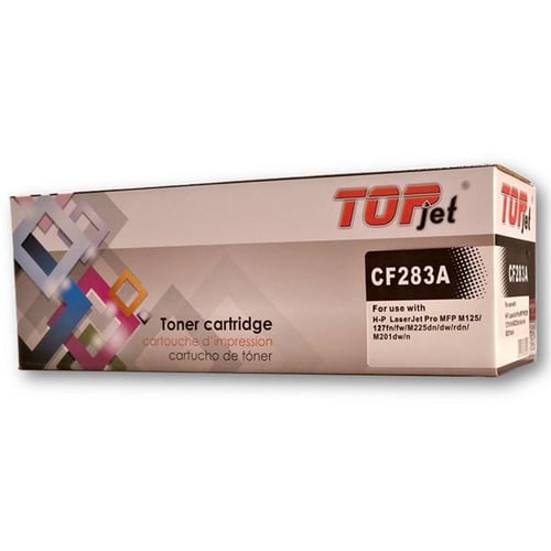 TOPJET CF283A Toner Cartridge for HP Black