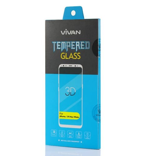 VIVAN for iPhone 7/8 Plus 3D Tempered Glass Phone Screen