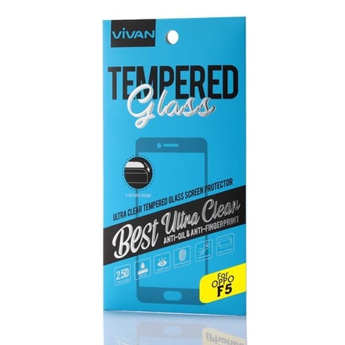 VIVAN OPPO F5 Tempered Glass