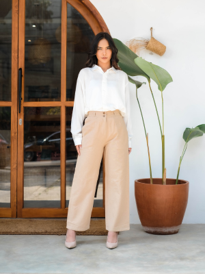 DOUBLE BUTTONED CULOTTES