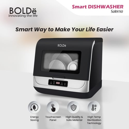 BOLDe Smart Dishwasher Salerno (Mesin Pencuci Piring Otomatis)