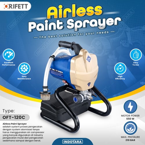 Airless Paint Sprayer ORIFETT OFT-120C