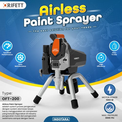 Airless Paint Sprayer ORIFETT OFT-200