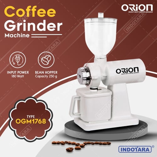 Alat Penggiling Biji Kopi Coffee Grinder Orion OGM-1768 White