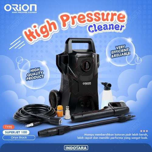 Alat steam cuci motor & mobil Jet Cleaner - Orion SUPERJET100 - Onyx Black