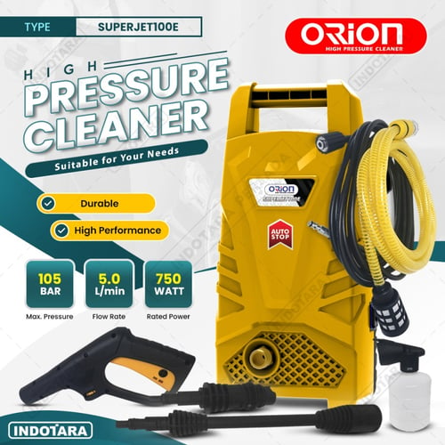 Alat steam cuci motor & mobil Jet Cleaner - Orion SUPERJET100E - Aureolin Yellow