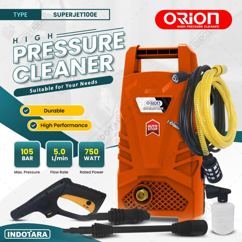 Alat steam cuci motor & mobil Jet Cleaner - Orion SUPERJET100E - Dark Orange