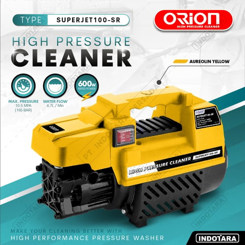 Alat steam cuci motor & mobil Jet Cleaner - Orion SUPERJET100SR Silent - Aureolin Yellow