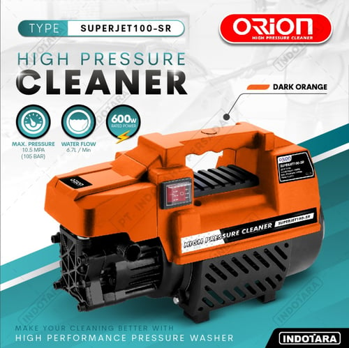 Alat steam cuci motor & mobil Jet Cleaner - Orion SUPERJET100SR Silent - Dark Orange
