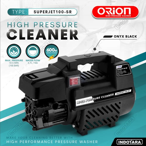 Alat steam cuci motor & mobil Jet Cleaner - Orion SUPERJET100SR Silent - Onyx Black