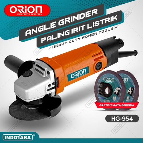 Angle Grinder / Mesin Gerinda Tangan Orion - HG-954 - Dark Orange