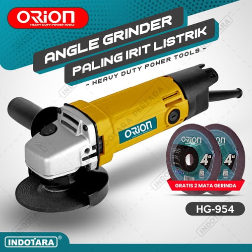 Angle Grinder / Mesin Gerinda Tangan Orion - HG-954 - Aureolin Yellow