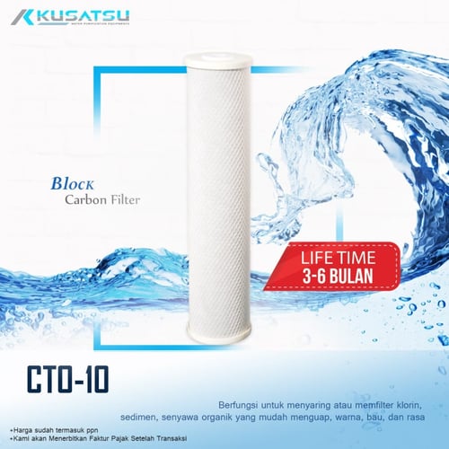 Block Carbon Filter ( CTO-10 ) - Kusatsu