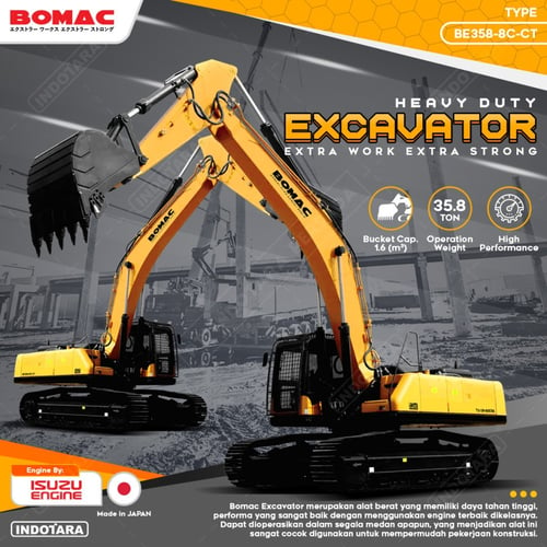 Bomac Excavator 35.8 T - BE358-8C-CT