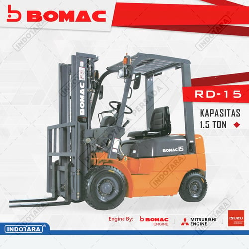 Bomac Forklift Diesel 1.5T RD15M-BTD3