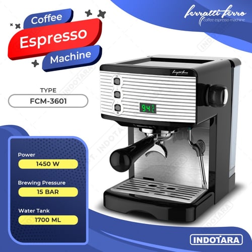 Ferratti Ferro Espresso Machine FCM3601 - Putih