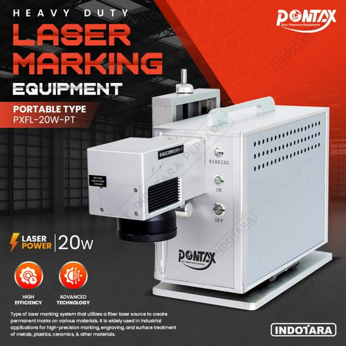 Fiber Grafir Portable Laser Marking - Pontax - PXFL-20W-PT