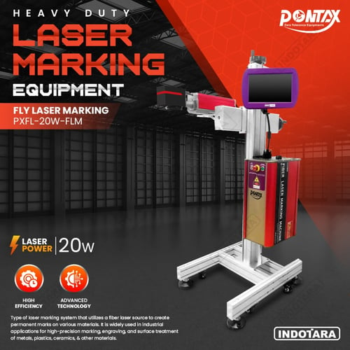 Fiber Laser Marking Engraving Pontax - Fly Laser Marking - PXFL-20W-FLM