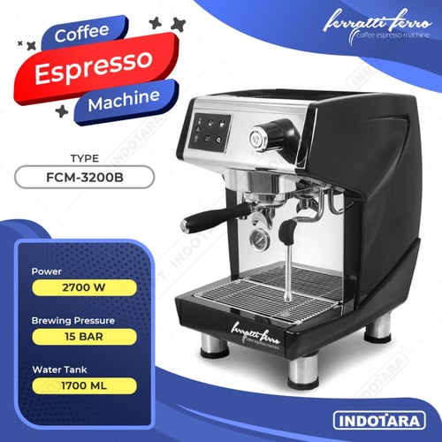 Ferratti Ferro Espresso Machine FCM3200B - Hitam