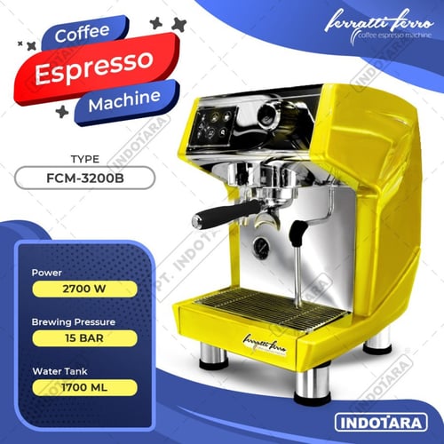 Ferratti Ferro Espresso Machine FCM3200B - Kuning