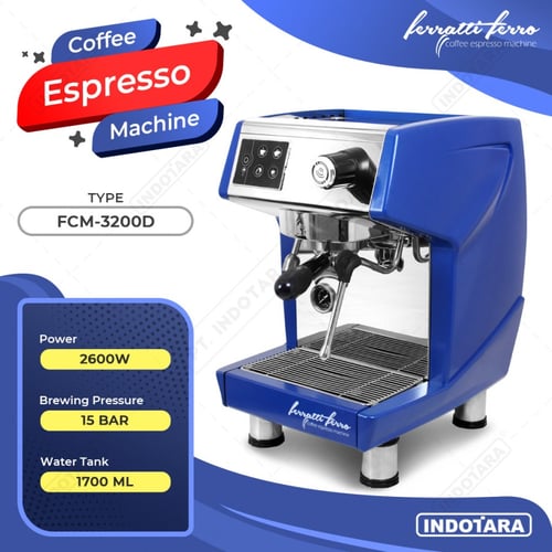 Ferratti Ferro Espresso Machine FCM3200D - Biru