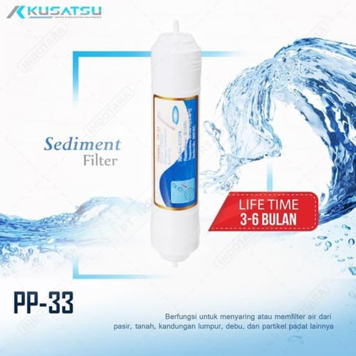 Filter Cartridge PP-33 1/4 Inch - Kusatsu Water Treatment