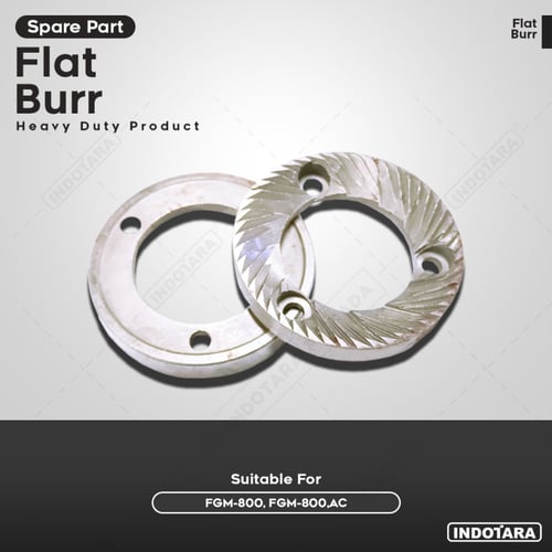 Flat Burr For Ferratti Ferro FGM-800 FGM-800AC 50MM